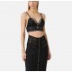 Top ELISABETTA FRANCHI, Tulle bra with elastic straps - RG00962E2110