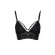 Top ELISABETTA FRANCHI, Tulle bra with elastic straps - RG00962E2110