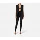 TOP ELISABETTA FRANCHI, Silk, Golden Jewel Logo, Black - RG01153E3110 TOP ELISABETTA FRANCHI, Silk, Golden Jewel Logo, Black - RG01153E3110