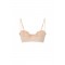 Sutien ELISABETTA FRANCHI, Bra in lightweight crêpe and satin fabric, Rose