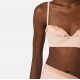 Sutien ELISABETTA FRANCHI, Bra in lightweight crêpe and satin fabric, Rose - RG01562E2EA1