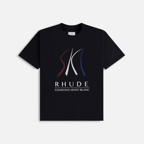 Tricou RHUDE, Ski, Vintage Black Tricou RHUDE, Ski, Vintage Black