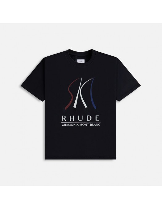 Tricou RHUDE, Ski, Vintage Black - RHPF24TT030122306