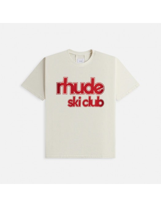 Tricou RHUDE, Ski Club, White - RHPF24TT070120241