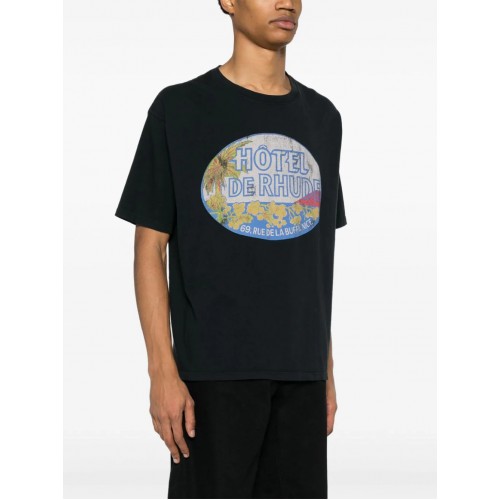Tricou Rhude, Dimora Black Tricou Rhude, Dimora Black
