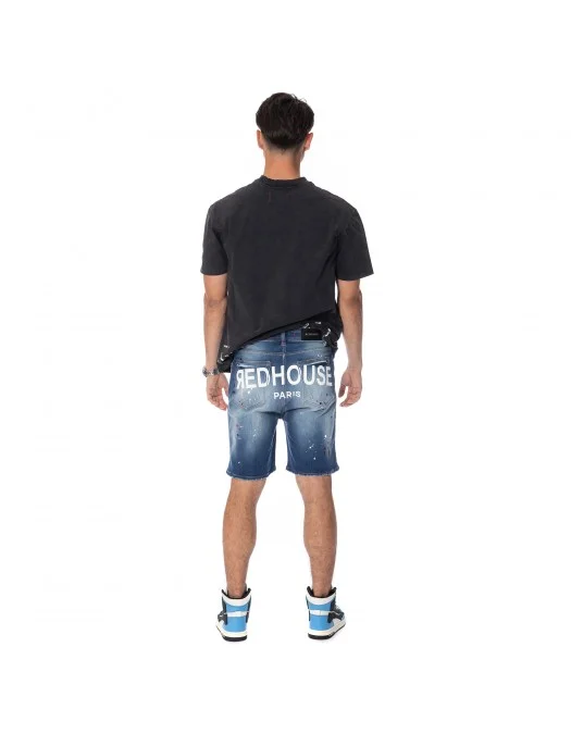 Pantaloni scurti Redhouse, Print Frontal RHSRH03 - RHSRH03 Pantaloni scurti Redhouse, Print Frontal RHSRH03 - RHSRH03