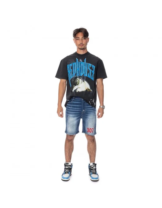 Pantaloni scurti Redhouse, Print Frontal RHSRH03 - RHSRH03 Pantaloni scurti Redhouse, Print Frontal RHSRH03 - RHSRH03