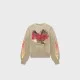 Hanorac Redhouse, Eagle Print, Oversized, Sand Beige - RHSW62 Hanorac Redhouse, Eagle Print, Oversized, Sand Beige - RHSW62