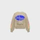 Hanorac Redhouse, Eagle Print, Oversized, Sand Beige - RHSW62 Hanorac Redhouse, Eagle Print, Oversized, Sand Beige - RHSW62