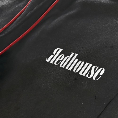 Pantaloni Redhouse, Faded Print, Red Details, Black Pantaloni Redhouse, Faded Print, Red Details, Black