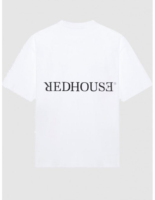 Tricou Redhouse, Oversized Reflector White - RHTS119