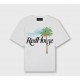 Tricou Redhouse, Oversized Palm White - RHTS136