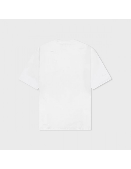 Tricou Redhouse, Ripped White, Destroyed T-shirt RHTS163 - RHTS163