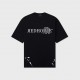 Tricou Redhouse, REGULAR BRAND SHIELD BLACK TEE - RHTS172