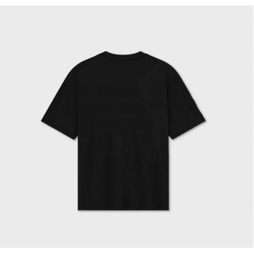 Tricou Redhouse, Logo Insert, CHAMPS ELYSEES BLACK TEE, Regular Fit