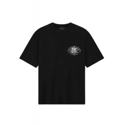 Tricou Redhouse, Arc Insert, Champs Elysees, Black, Regular Fit
