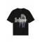 Tricou Redhouse, Flying Tiger Print, Black, Regular Fit