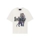 Tricou Redhouse, Tiger Print, Logo Insert, White - RHTS203 Tricou Redhouse, Tiger Print, Logo Insert, White - RHTS203