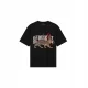 Tricou Redhouse, Leopard Print, Logo Insert, Black - RHTS214 Tricou Redhouse, Leopard Print, Logo Insert, Black - RHTS214