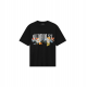 Tricou Redhouse, Floral Print, Black - RHTS220 Tricou Redhouse, Floral Print, Black - RHTS220