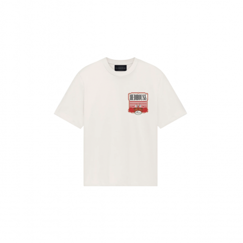 Tricou Redhouse, Red Logo, Animal Print, White, Regular Fit Tricou Redhouse, Red Logo, Animal Print, White, Regular Fit