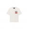 Tricou Redhouse, Red Logo, Animal Print, White, Regular Fit