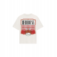 Tricou Redhouse, Red Logo, Animal Print, White - RHTS221 Tricou Redhouse, Red Logo, Animal Print, White - RHTS221