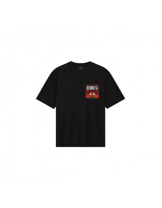 Tricou Redhouse, Red Logo, Animal Print, Black - RHTS222 Tricou Redhouse, Red Logo, Animal Print, Black - RHTS222