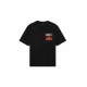 Tricou Redhouse, Red Logo, Animal Print, Black - RHTS222 Tricou Redhouse, Red Logo, Animal Print, Black - RHTS222