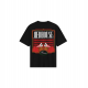 Tricou Redhouse, Red Logo, Animal Print, Black - RHTS222 Tricou Redhouse, Red Logo, Animal Print, Black - RHTS222