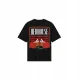 Tricou Redhouse, Red Logo, Animal Print, Black - RHTS222 Tricou Redhouse, Red Logo, Animal Print, Black - RHTS222