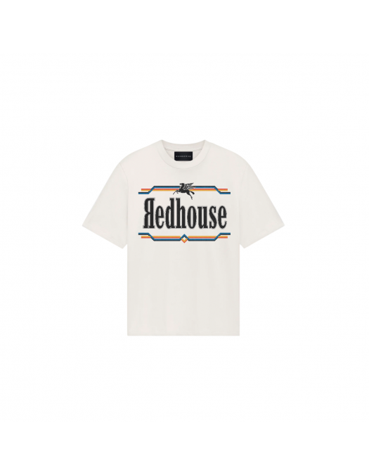 Tricou Redhouse, Pegasus Design, White - RHTS223 Tricou Redhouse, Pegasus Design, White - RHTS223