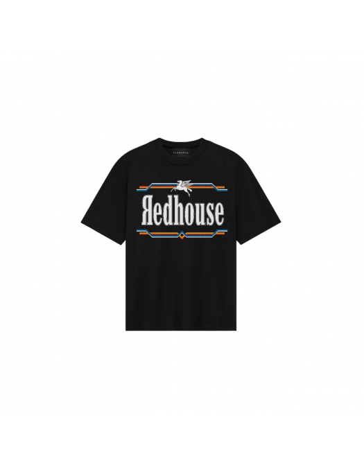 Tricou Redhouse, Pegasus Design, Black - RHTS224 Tricou Redhouse, Pegasus Design, Black - RHTS224