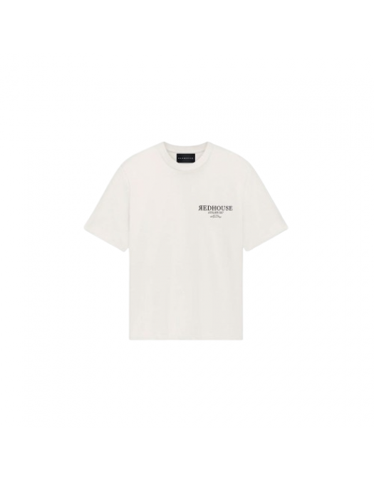 Tricou REDHOUSE, Atelier 307, Alb - RHTS229 Tricou REDHOUSE, Atelier 307, Alb - RHTS229