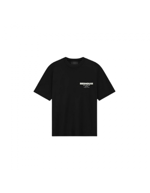 Tricou REDHOUSE, Atelier 307, Negru - RHTS230 Tricou REDHOUSE, Atelier 307, Negru - RHTS230