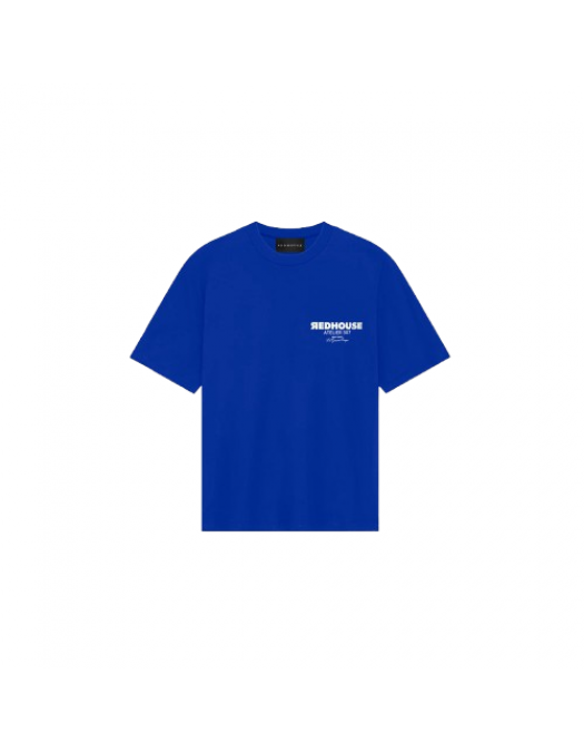 Tricou REDHOUSE, Atelier 307, Albastru - RHTS231 Tricou REDHOUSE, Atelier 307, Albastru - RHTS231