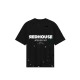 Tricou REDHOUSE,ATELIER II BLACK TEE, Oversized Fit - RHTS233 Tricou REDHOUSE,ATELIER II BLACK TEE, Oversized Fit - RHTS233