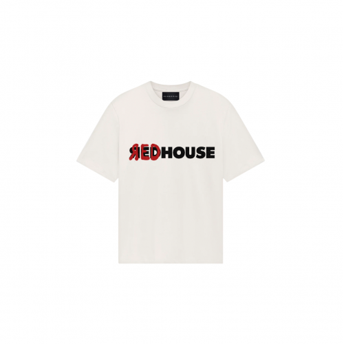 Tricou Redhouse, Stylish Logo, White, Regular Fit Tricou Redhouse, Stylish Logo, White, Regular Fit