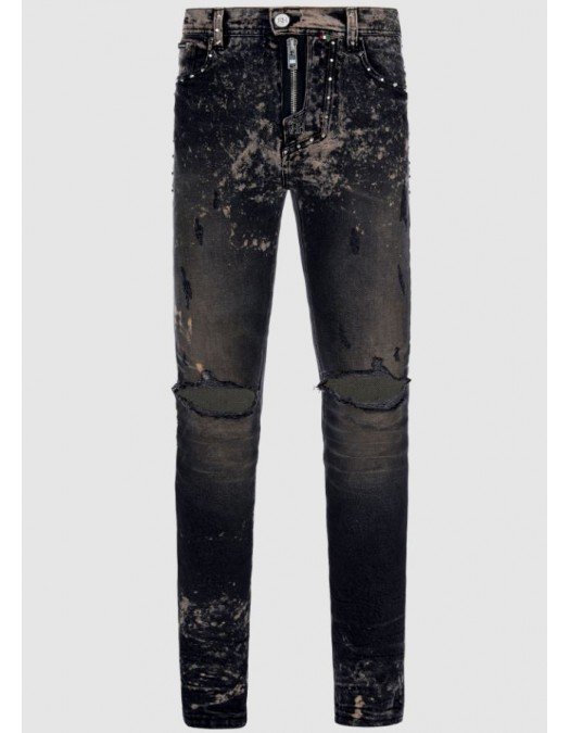 JEANS REDHOUSE, Faded Black Skinny Jeans - RHTZ03