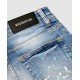 JEANS REDHOUSE, White Paint Effects, Albastru - RHWZ011