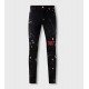 JEANS REDHOUSE, Hard Wash Distressed, Dark Black - RHWZ015