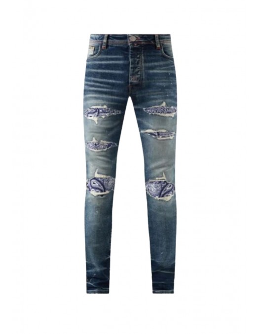 JEANS REDHOUSE, RH Atelierh, Bandana, Dark Blue - RHWZ021 JEANS REDHOUSE, RH Atelierh, Bandana, Dark Blue - RHWZ021