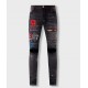 Jeans REDHOUSE, Print Patch, Gri - RHWZ45