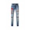 Jeans REDHOUSE, Print Patch, Blue