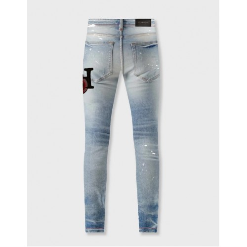 Jeans REDHOUSE, Snake Embroidery, LIGHT BLUE Jeans REDHOUSE, Snake Embroidery, LIGHT BLUE