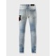 Jeans REDHOUSE, Snake Embroidery, LIGHT BLUE - RHWZ64