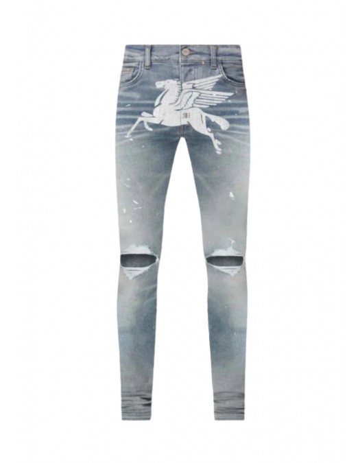 Blugi Redhouse, Skynny, Pegasus Faded, Blue - RHWZ74 Blugi Redhouse, Skynny, Pegasus Faded, Blue - RHWZ74