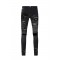 BLUGI REDHOUSE, Destroyed Slim Denim, Black