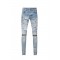 BLUGI REDHOUSE, Destroyed Slim Denim, Blue