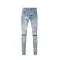 BLUGI REDHOUSE, Destroyed Slim Denim, Blue